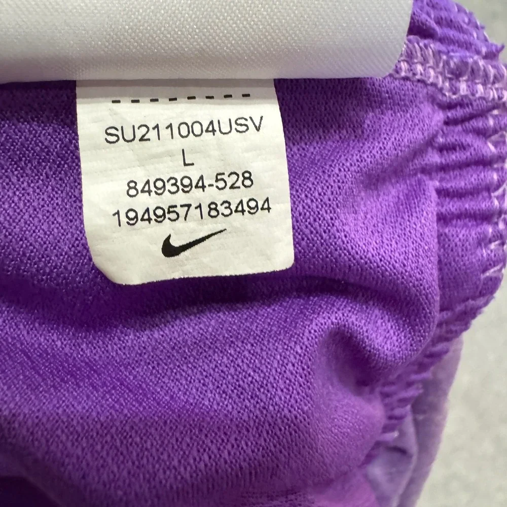 Nike Dri-FIT Womens 3 Inch Running Shorts Purple Heather Large